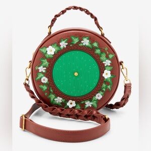 Loungefly The Lord of the Rings Floral Hobbit Door Figural Crossbody Bag BNWT